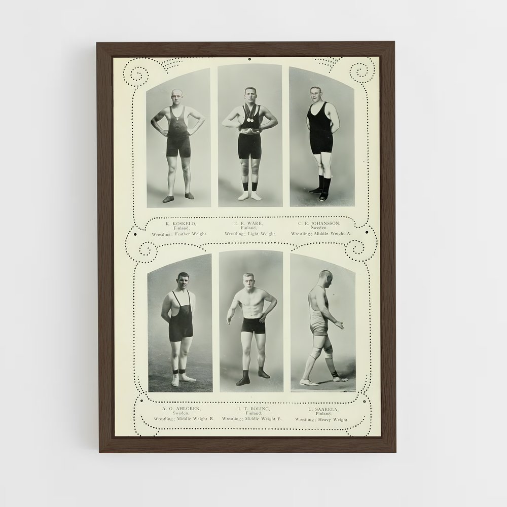 Poster Époque de Plongée – affiche Jeux Olympiques (vue 5)